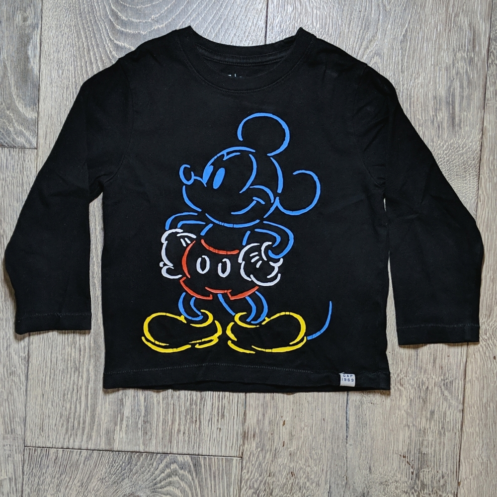 Gap Kids Mickey Mouse Long-Sleeve Tee